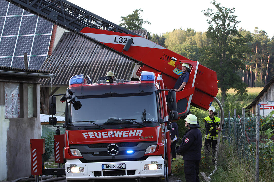 Weidenbach: Scheune gerät in Brand – hoher Schaden