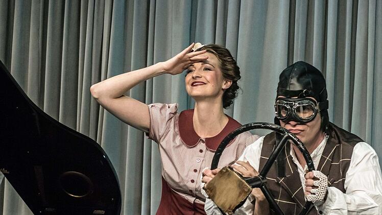 Impressionen vom Coburg-Gastspiel der "Mondieu Operettenassekuranz"Foto: Jochen Berger