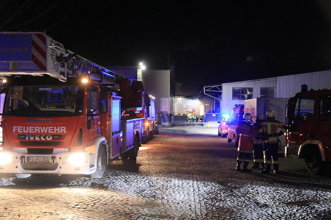 Maschinenbrand in Forchheim