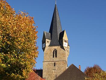 Das Kirchenschiff des Gotteshauses Sankt Martin in Döringstadt wurde 1716 errichtet.   Foto: Mario Deller