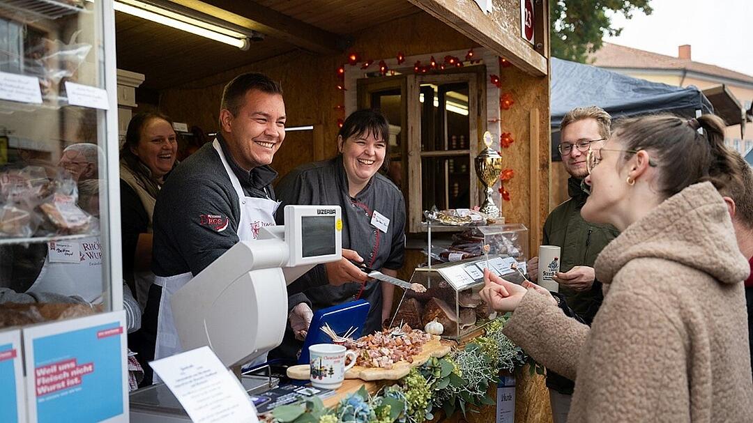 Einblicke in den Rh&ouml;ner Wurstmarkt