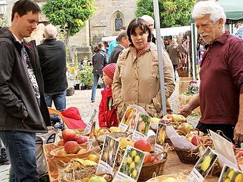 Das Apfelfest der BN-Ortsgruppe Ebern erfreut sich großer Beliebtheit. Foto: Archiv