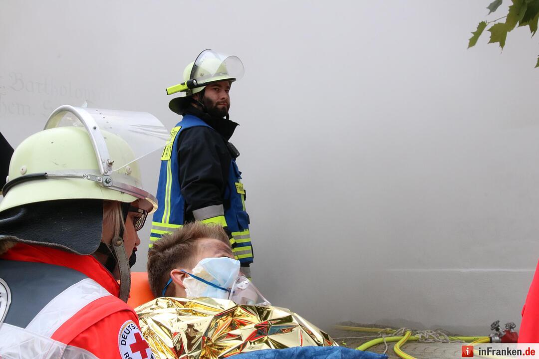 Feuerwehr Hollfeld Großübung