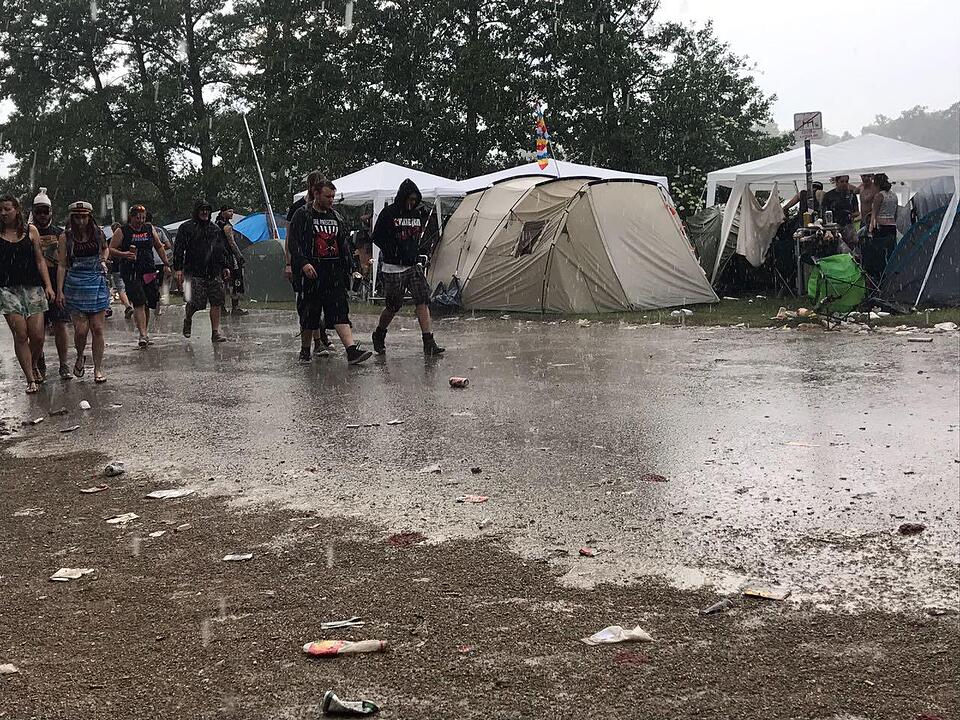 Rock im Park 2017 im Regen