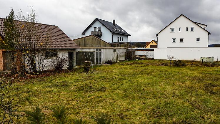 Die umstrittene Baulücke  an den "Breitwiesen" Foto: Matthias Hoch