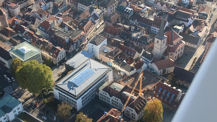 Das Landratsamt aus der Luft. Foto: Ralf Ruppert