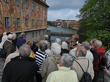 Bambergs Tourismus pulverisierte 2012 die alten Rekordmarken. Rund acht Mal so viel Übernachtungen wie Einwohner sind an der Regnitz zusammengekommen - von den kreisfreien Städten hat nur noch München im Verhältnis mehr Foto: Ronald Rinklef