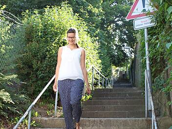 Zukunft offen: Die Treppe zwischen Salinen- und Friedrich-List-Straße wird - zumindest vorerst - doch nicht saniert. Der Stadtrat kassierte den entsprechenden Beschluss des Bauausschusses. Foto: Archiv/Mäuser