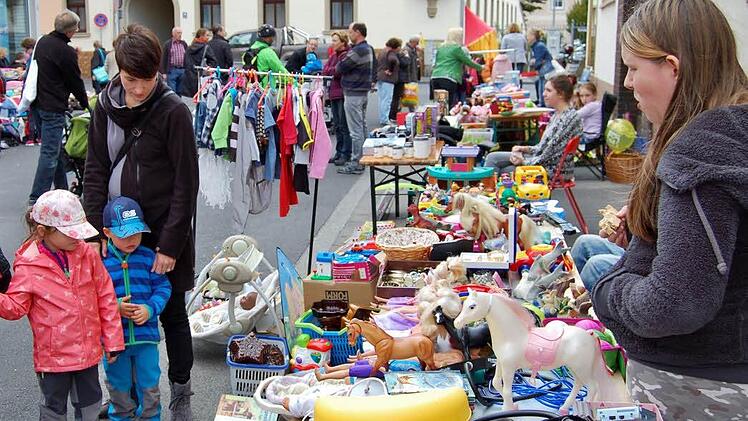 Beim Herbst- und Kinderstadtmarkt. Foto: Sigismund von Dobschütz