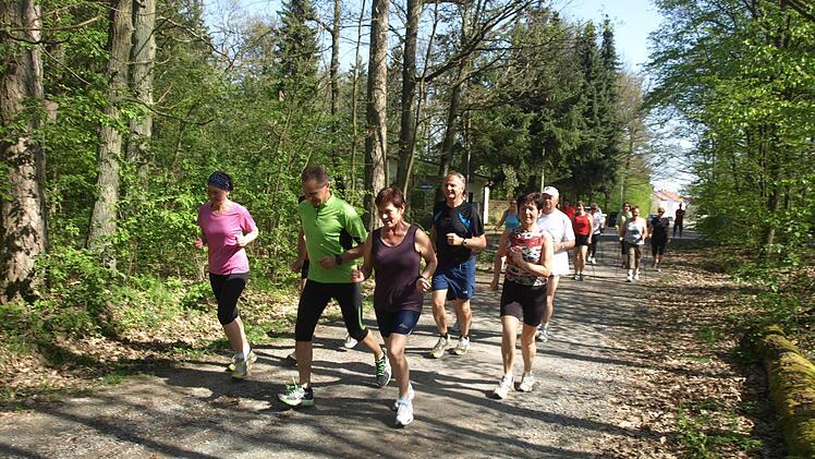 Der Lauftreff ist in Ebenhausen sehr beliebt.