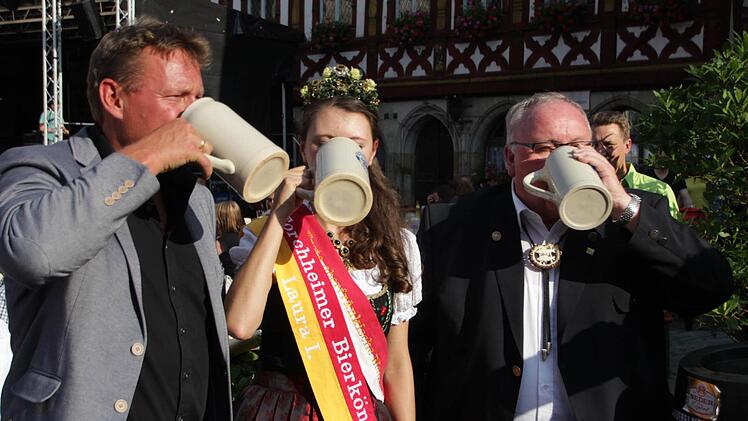 Altstadtfest-Eröffnung in Forchheim. Foto: M. Memmel