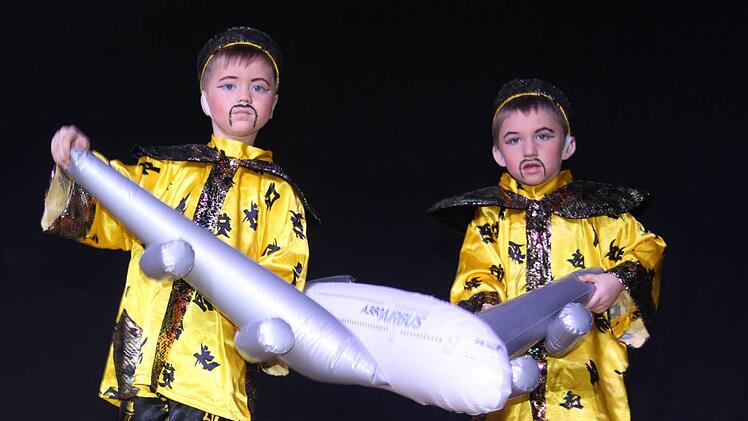 Die Minis hatten keine Flugangst.