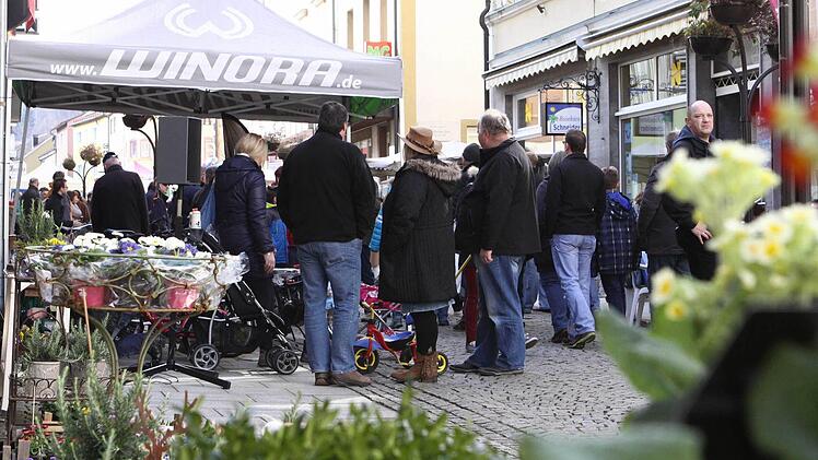 Frühlingsmarkt in Bad Brückenau. Foto: Thomas Dill