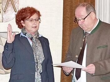 Im Februar vergangenen Jahres wurde Doris Manz als stellvertretende Bürgermeisterin vereidigt, jetzt hat sie aus gesundheitlichen Gründen ihr Stadtratsmandat niedergelegt. Foto: Archiv/Klaus-Peter Wulf