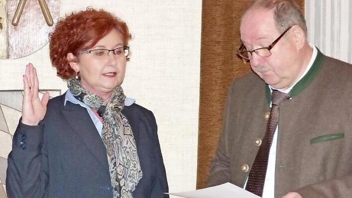 Im Februar vergangenen Jahres wurde Doris Manz als stellvertretende Bürgermeisterin vereidigt, jetzt hat sie aus gesundheitlichen Gründen ihr Stadtratsmandat niedergelegt. Foto: Archiv/Klaus-Peter Wulf