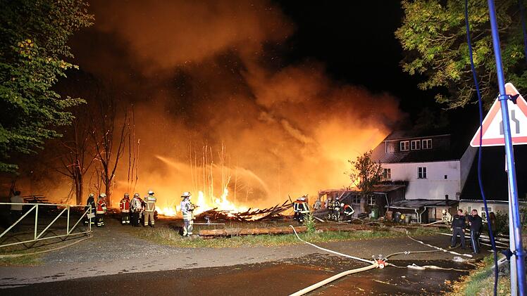 Am Freitagabend gab im Landkreis Hof es einen Großeinsatz der Feuerwehr. Foto: News5/Fricke