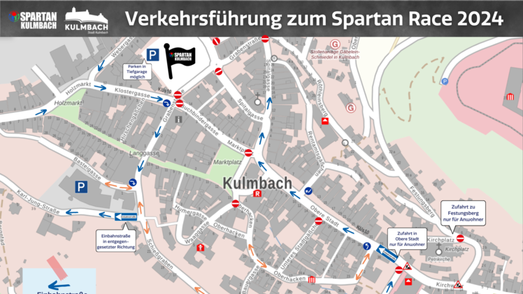 Kulmbach: Stra&szlig;ensperrungen w&auml;hrend Spartan Race Trifecta Weekend angek&uuml;ndigt