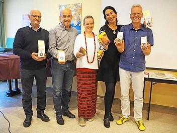 Fair gefr&uuml;hst&uuml;ckt (v. l.): Wolfgang Speyer, Alexander Koller, Susanne Wahler-G&ouml;bel, Christina Scheit und Oliver Key. Foto: Bianca Key