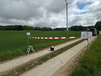 Windpark Wattendorf: Sperrung wegen Wartungsarbeiten