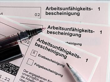 Krankenschein f&uuml;r Arbeitnehmer