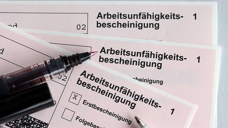 Krankenschein f&uuml;r Arbeitnehmer