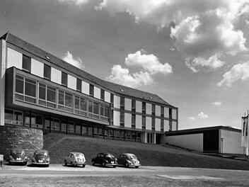 Neubau des heutigen Lernwerk Volkersberg. Das Bild entstand im Jahr 1960. Foto: Volkersberg