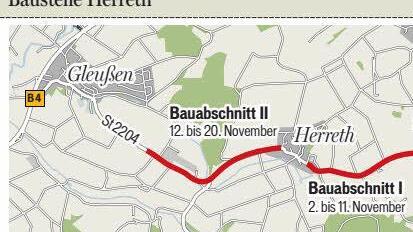 Hier wird im November gebaut.