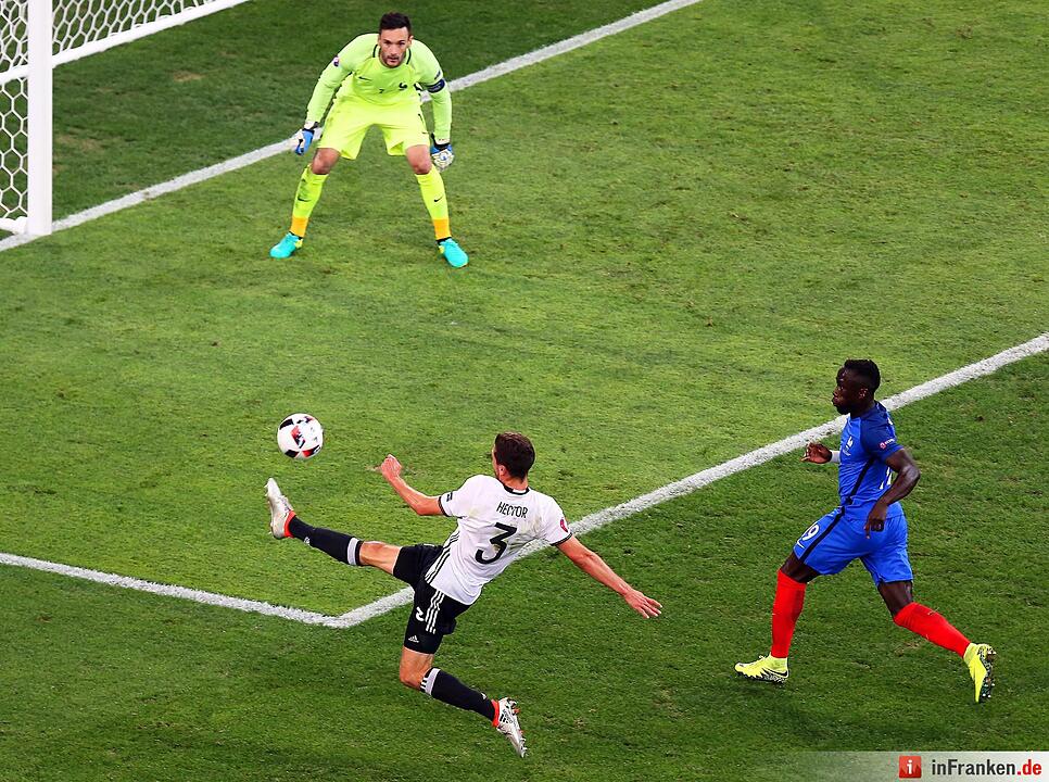 e bittere Niederlage der Deutschen