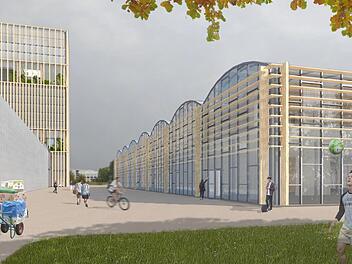 So können sich Coburger Architekturstudenten den Kulmbacher Campus vorstellen.