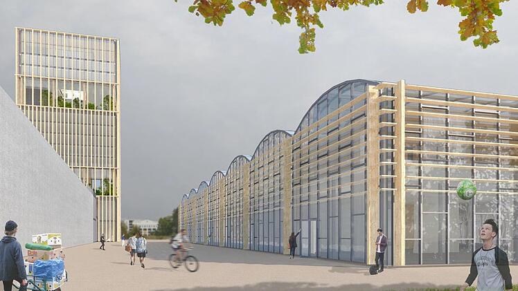 So können sich Coburger Architekturstudenten den Kulmbacher Campus vorstellen.