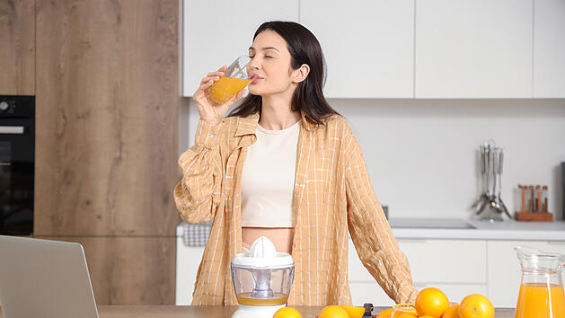 Detox, Orangensaft, Vitamine, Entgiften