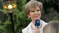 Die Moderatorin im Einsatz