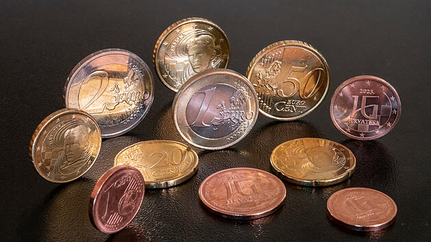 Euro-Münzen aus Kroatien werden 2023 neu im Geldbeutel sein.