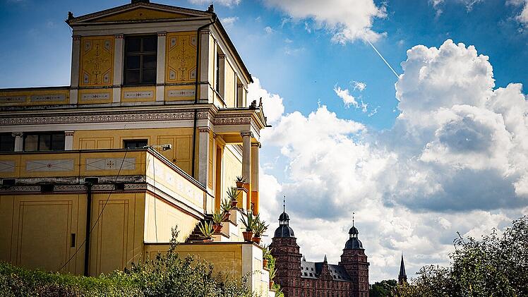 Das Pompejanum im Schlossgarten ist der Nachbau einer idealen römischen Villa der Antike.