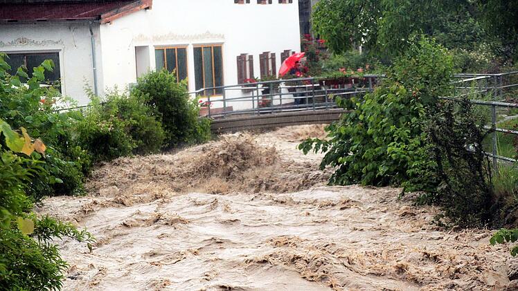 Hochwasser in Bayern - Bad Feilnbach