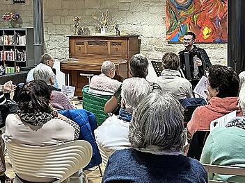 Der talentierte Marko Basara begeisterte das Publikum mit seinem Akkordeon.