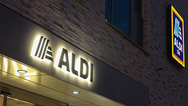 Das Logo von Aldi
