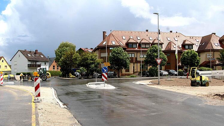 Die neue Kreuzung Hannberg/Großenseebach/Niederlindach