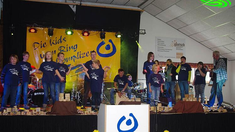 Die "Kids vom Ring" sorgten für die musikalische Umrahmung. Foto: Heike Schülein