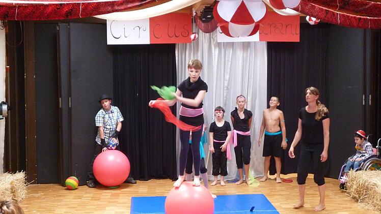 Balanceakt: Schüler der Katharinen-Schule Foto: Schule