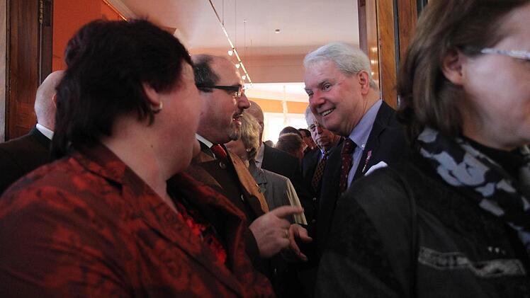 Die Schlange der Gratulanten riss lange nicht ab.