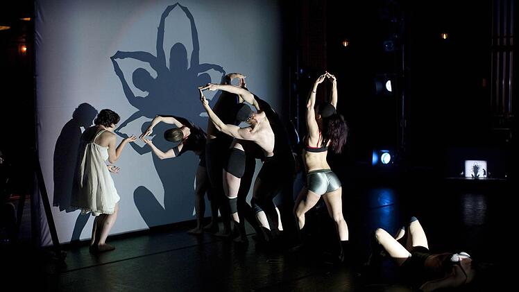 Die Tanztheatergruppe "Pilobolus" beherrscht die Kunst, mit ihren Körpern nicht nur pflanzliche Ornamente zu bilden. Foto: Agentur