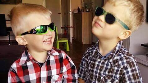 Luca (rechts) mit seinem kleinen Bruder Lenny (4) <?foto:?><?_foto:?>Foto: Privat