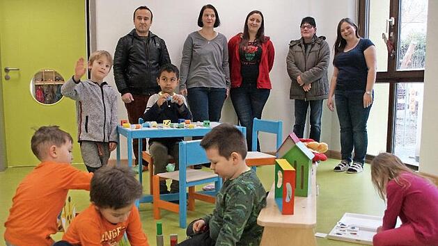 Erster Belastungstest für die neuen Spielsachen.  Foto: S. Fink