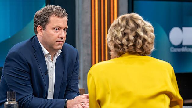 Caren Miosga sprach mit Vizekanzler und Finanzminister Lars Klingbeil auch über das Sondervermögen für die deutsche Infrastruktur.