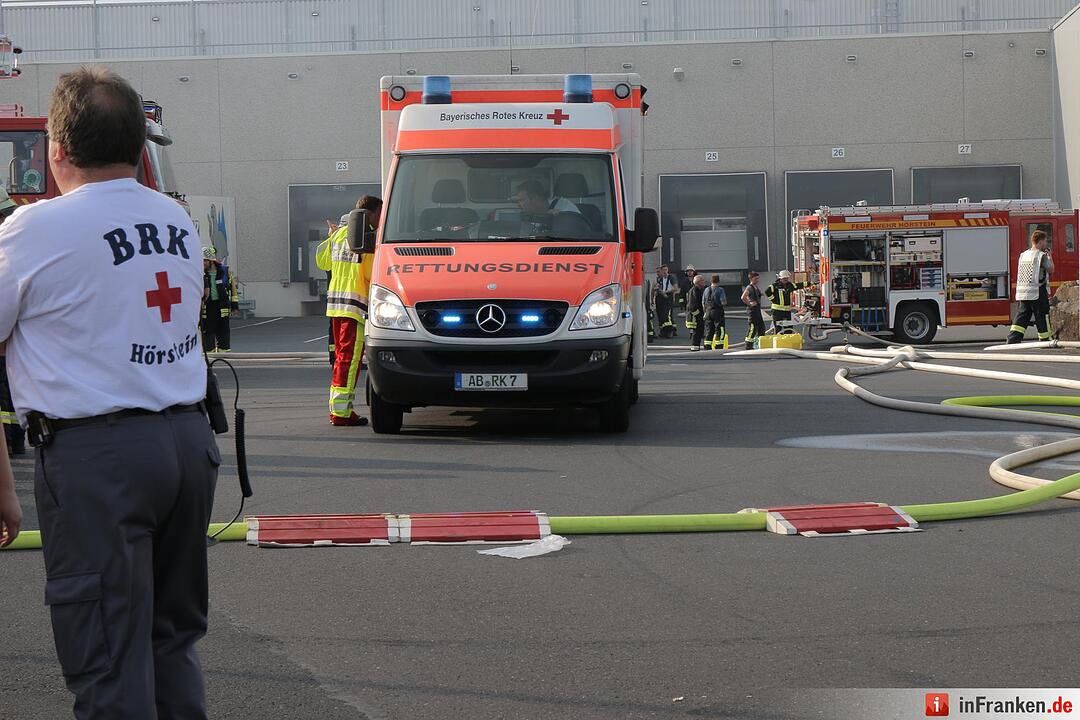 Feuer in Industriebetrieb in Alzenau – Schaulustige behindern Feuerwehr