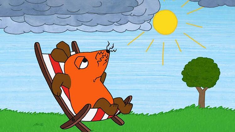 Die Maus sonnt sichBild: WDR/Trickstudio Lutterbeck"