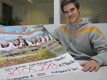 Für Jan Krauß und seine Kollegen der Meederer Landjugend hat die "heiße Phase" für das Gastspiel der "Kastelruther Spatzen" am Donnerstag, 30. Mai, schon längst begonnen.