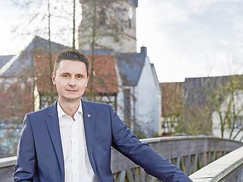 Tobias Roppelt auf dem Mühlensteg über die Baunach Foto: privat