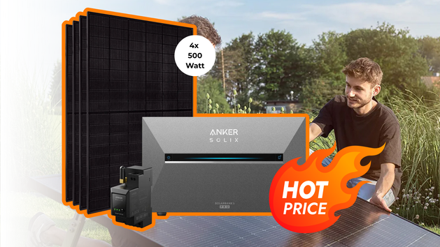 Das Komplettset von solago mit der Anker Solarbank 3 Pro bietet Balkonkraftwerke als flexible und effiziente Lösung zur nachhaltigen Energiegewinnung – zu einem Top-Preis.